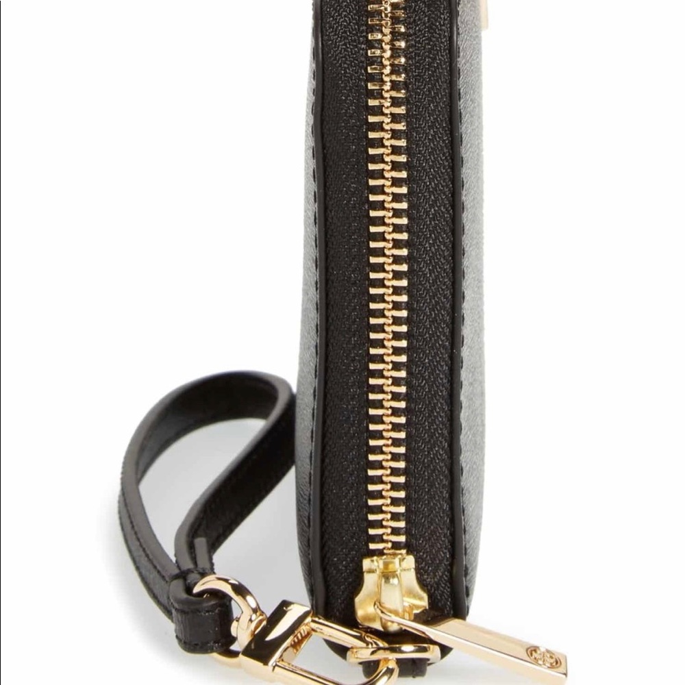 tory burch Parker leather continental black wallet - Picture 9 of 11